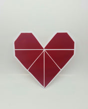 Load image into Gallery viewer, Origami Heart , Sticker - A Vol d'Oiseau, A Vol d'Oiseau
 - 1