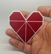 Load image into Gallery viewer, Origami Heart , Sticker - A Vol d'Oiseau, A Vol d'Oiseau
 - 2